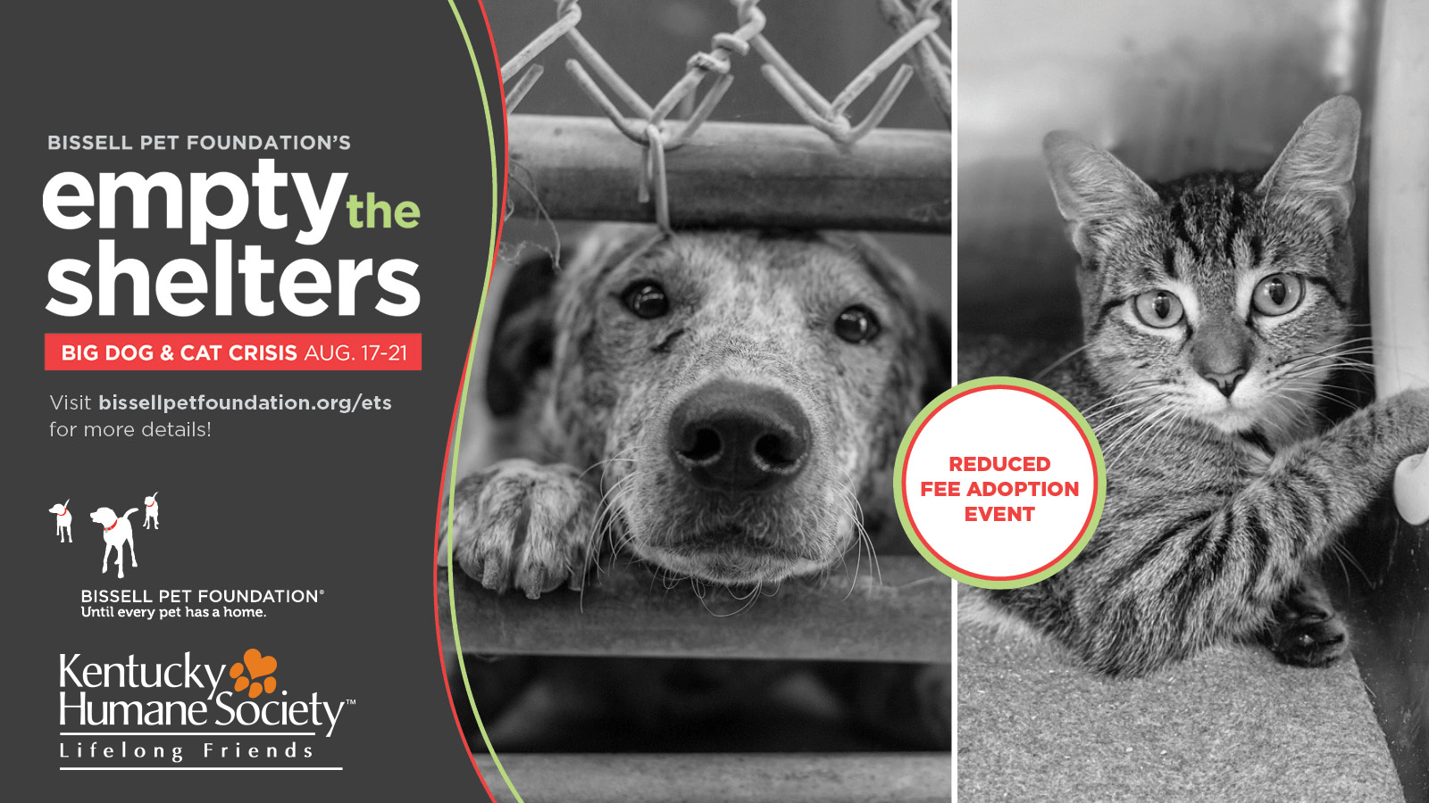 Empty the Shelters Aug. 17-21