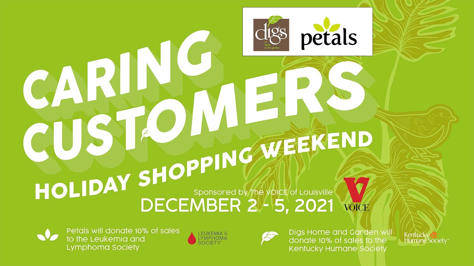 Caring Customers Holiday Shopping Weekend