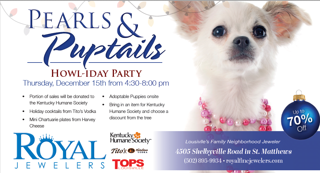 Pearls & Puptails at Royal Jewelers