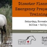 Equine Disaster Planning & Emergency Preparedness Training Clinic