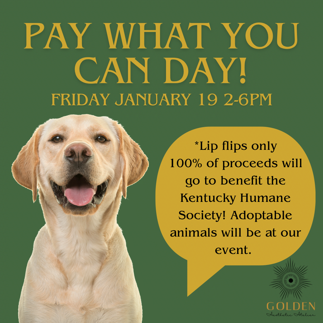 Pay What You Can Day at Golden Aesthetic Atelier