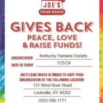 Joe's Crab Shack Gives Back!