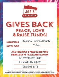 Joe's Crab Shack KHS Flyer