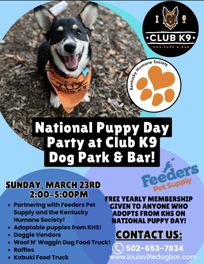 National Puppy Day Flyer 2025